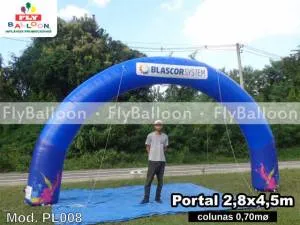 Pórtico inflável