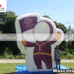 mascote gigante inflável promocional escoteiro