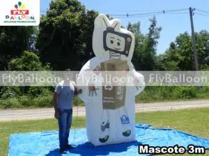 mascote gigante inflavel promocional saae barra mansa