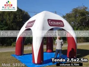 tenda inflavel promocional excellence nutricao animal em Artur Nogueira - SP