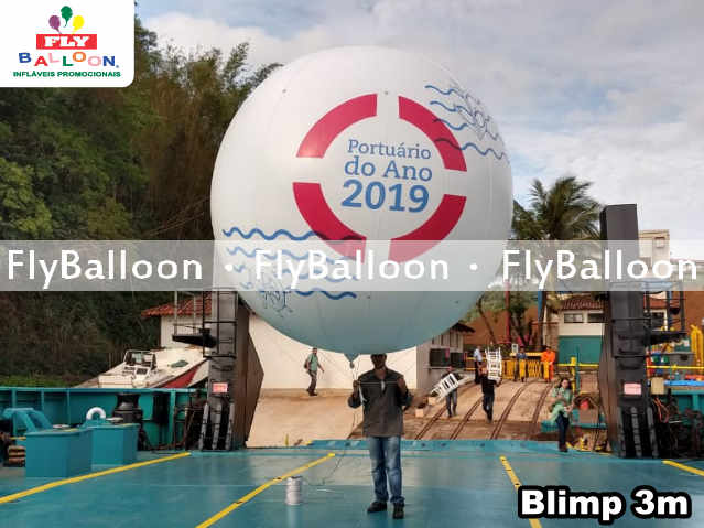 Balão Blimp Aéreo Promocional portuário do ano 2019