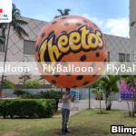 balão blimp aéreo promocional cheetos