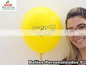 baloes personalizados big pet gold
