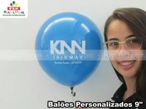 Balões personalizados em Dois Irmãos