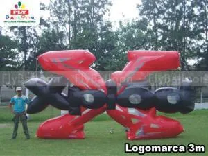 logomarca inflavel promocional sony xplod