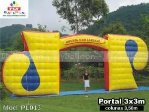 portal inflavel promocional radio jovem pan taubate