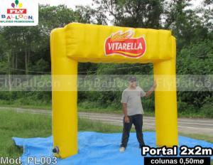 portico inflável promocional vitarella