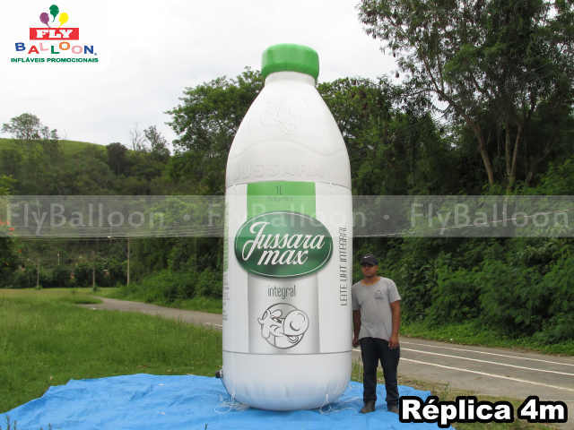 replica inflavel promocional leite integral jussara max
