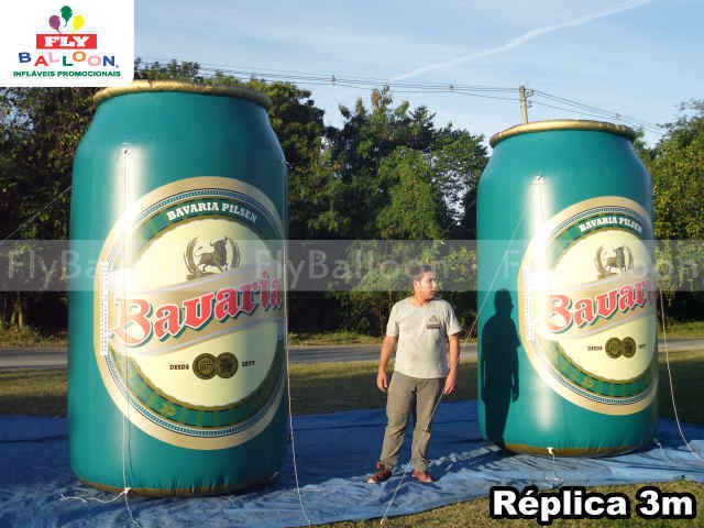 replicas inflaveis gigantes promocionais cerveja bavaria