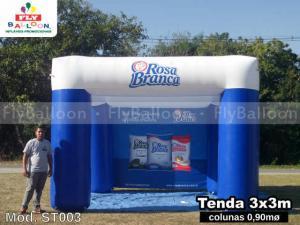 tenda inflavel promocional farinha de trigo rosa branca