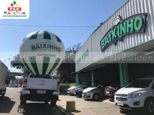 balão inflável promocional baixinho automóveis