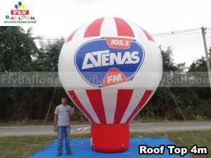 balao inflavel promocional radio atenas fm