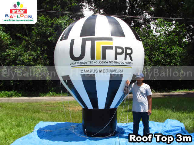 balão inflável promocional roof top UTFPR medianeira