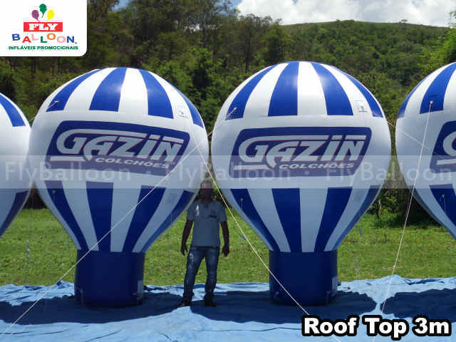 baloes inflaveis promocionais roof top gazin colchoes