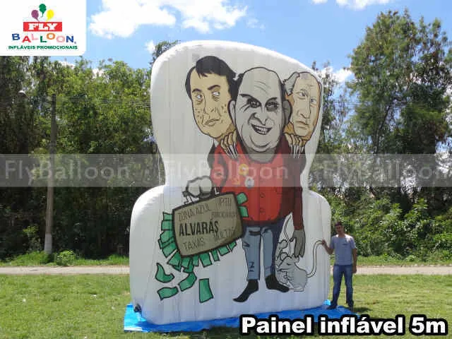 painel inflavel promocional alvaras