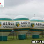 balões infláveis promocionais roof top ABN AMRO aymoré financiamentos