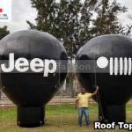 balões promocionais infláveis JEEP