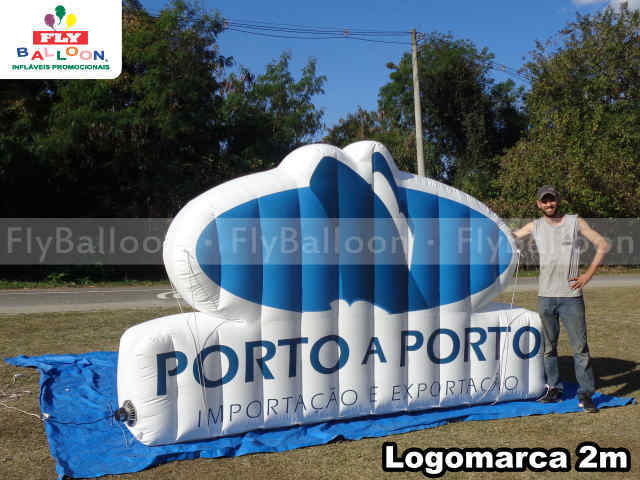 logomarca inflável promocional porto a porto importação e exportação