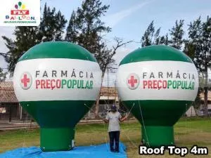balões infláveis promocionais farmácia preço popular