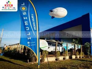 balão aéreo dirigível zeppelin ilumisol