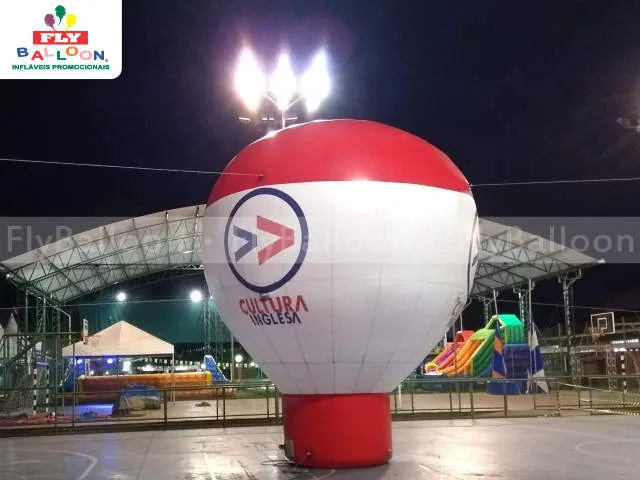 balão inflável promocional cultura inglesa