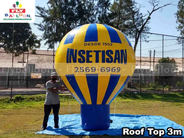 balão inflável promocional insetisan