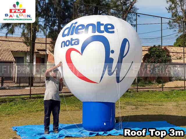 balão inflável promocional supermercados bramil cliente nota mil