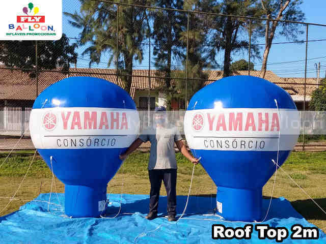 balões infláveis promocionais consórcio yamaha