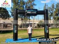 Pórtico inflável em Porto Alegre