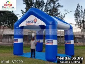 estande inflável promocional mercadão agropet