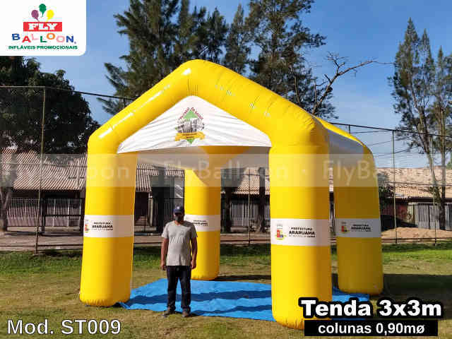 tenda inflável personalizada secretaria de saúde de araruama