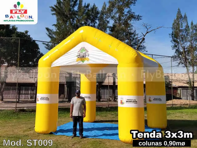 tenda inflável personalizada secretaria de saúde de araruama