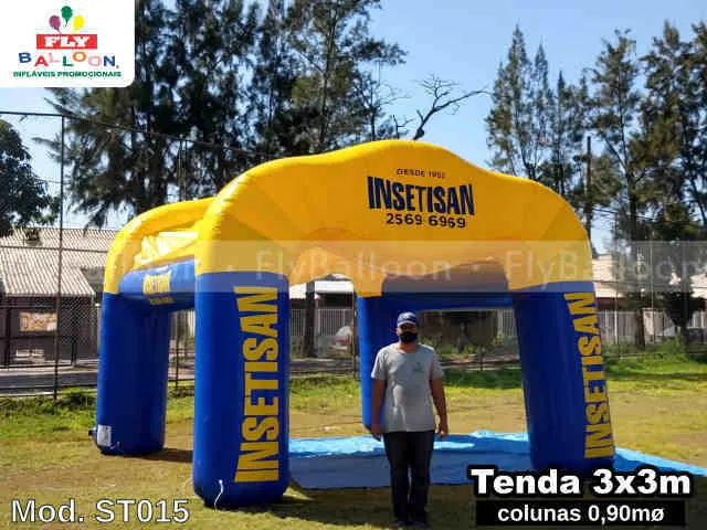 tenda inflável promocional insetisan