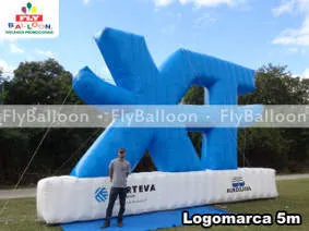 logomarca inflável promocional dominum XT corteva agroquima