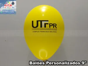 balões personalizados UTFPR campus francisco beltrão
