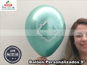 balões personalizados metallic imunizar vacinas