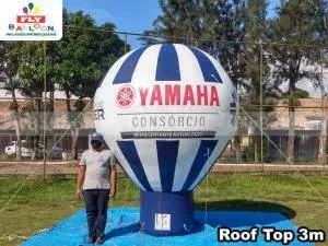 balão inflável promocional yamaha consórcio