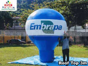 balão inflável promocional embrapa