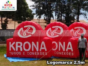 logomarcas infláveis promocionais krona tubos e conexões