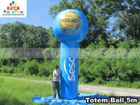 totem ball inflável SESC verão