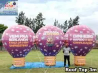 Balões promocionais em Sarandi