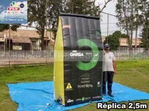 replica inflavel promocional racao pro omega adultos