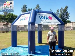 Tendas infláveis em Pedreira