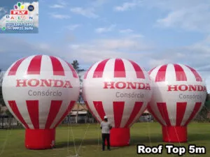 balões promocionais consórcio honda