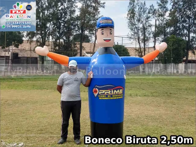 boneco biruta inflável prime clube de benefícios