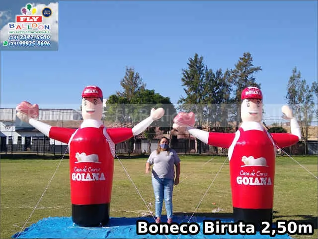 bonecos infláveis birutaaçougueiro casa de carne goiana