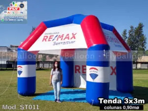 Tenda inflável em Ibitinga