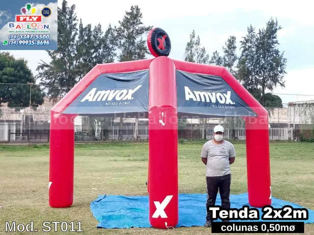 tenda inflável promocional amvox