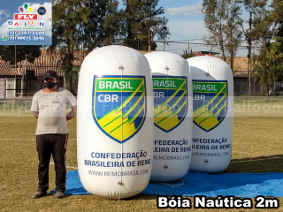 boias náuticas infláveis promocionais confederação brasileira de remo