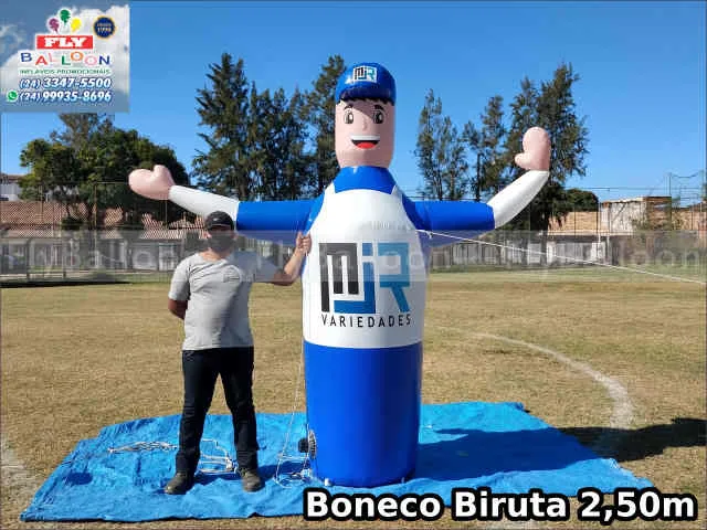 boneco inflável biruta mjr variedades